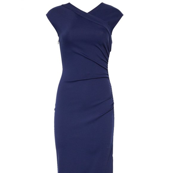 ❌HOLD❌ Diane von Furstenberg DVF New blue Navy Ruch Size2 - Picture 5 of 5